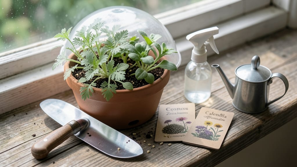 Growing Wildflowers From Seed In Pots: Balanced Sunlight and Drainage for Thriving Blooms