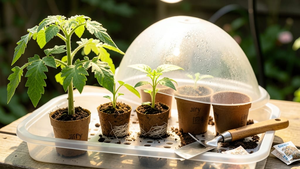 Jiffy Seed Starting Kit: Twist-Free Pods for Stress-Free Germination