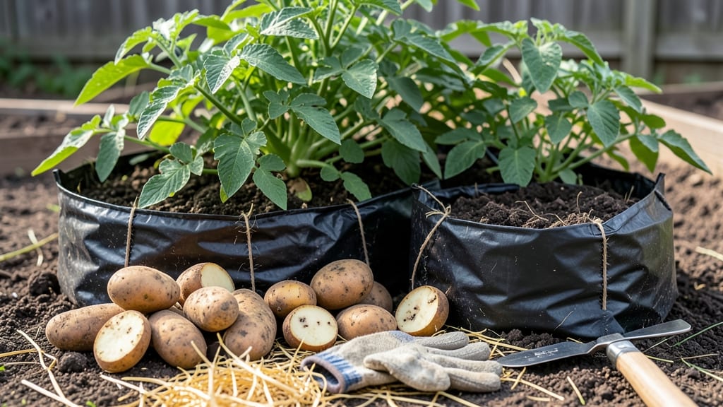 Planting Seed Potatoes in a Bag: Space-Saving Harvest in 12 Weeks