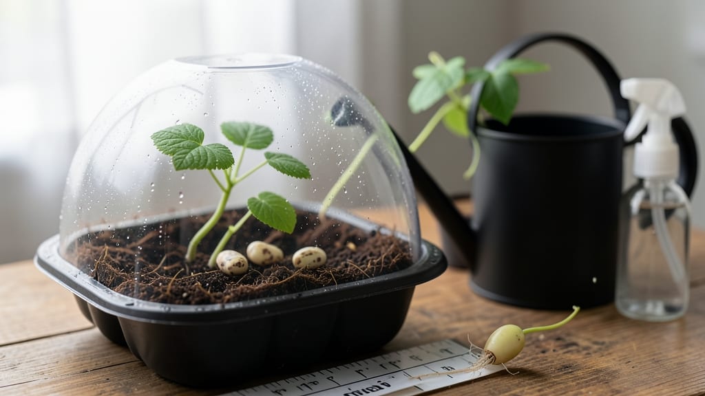 Bean Seed Germination: Cold-Stressed Success in 60 Days Without Twisting