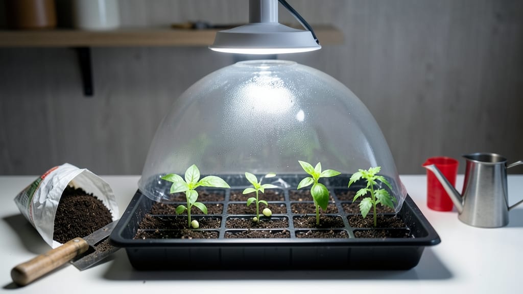 Seed Starting Kit With Light: Grow Vigorous Starts Under Controlled Light