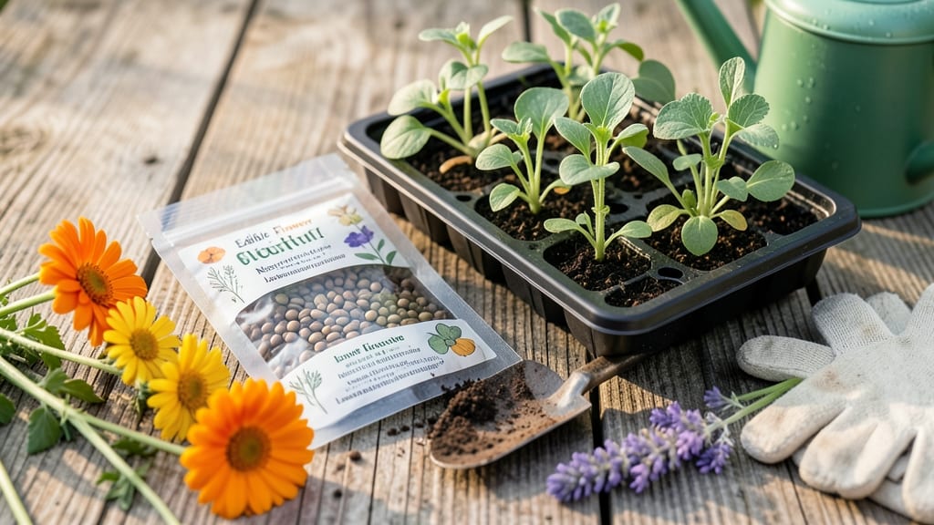 Edible Flower Seed Mix: Year-Round Blooms From a Single Packet