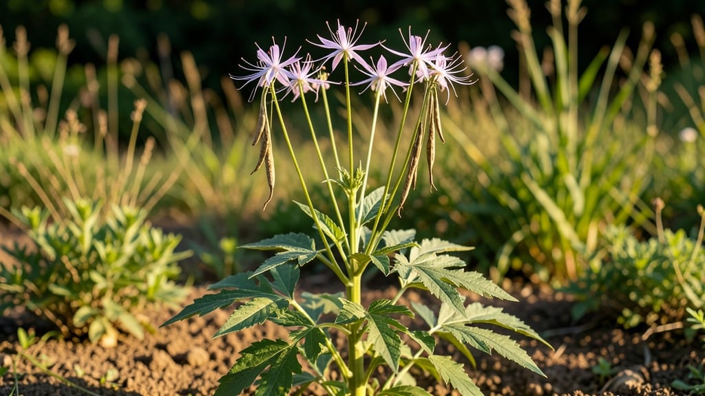 Cleome Seed Pods: Twist-Free Viability Check Before Drying
