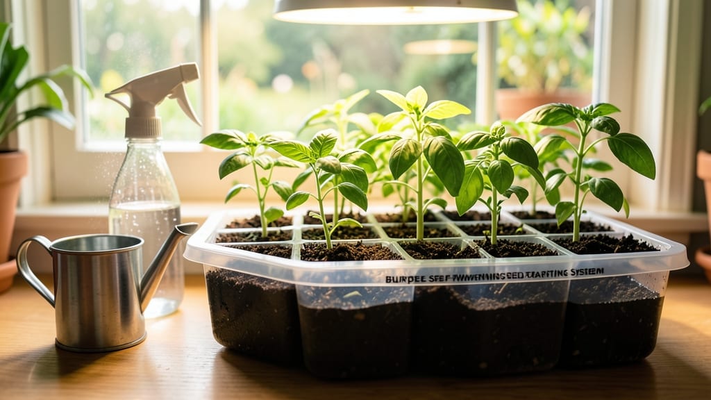 Burpee Self-Watering Seed Starting System: Foolproof Starter Kit for Seedlings