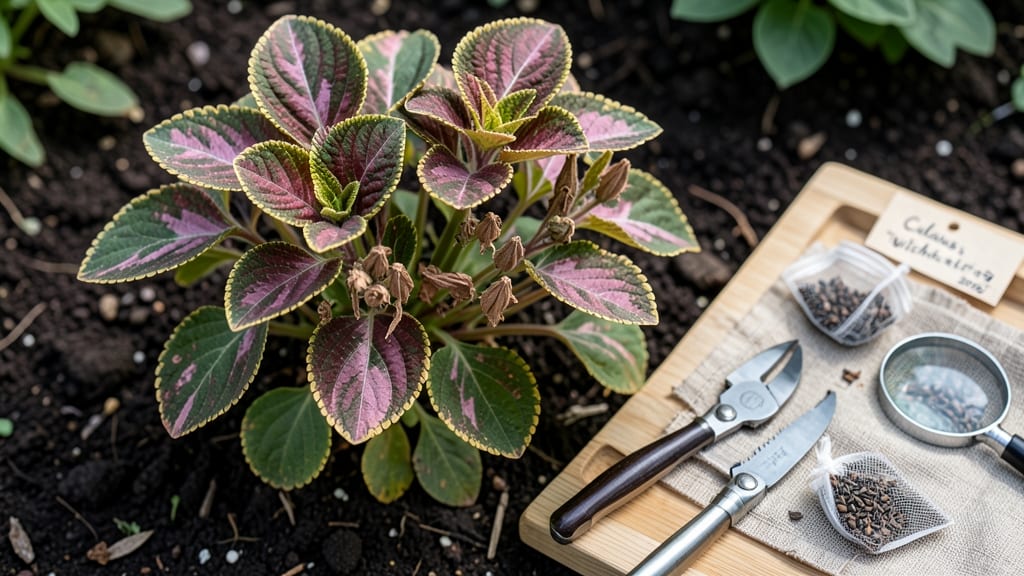 Coleus Seed Collection: Stress-Free Pod Harvesting for Next Year’s Vibrant Plants