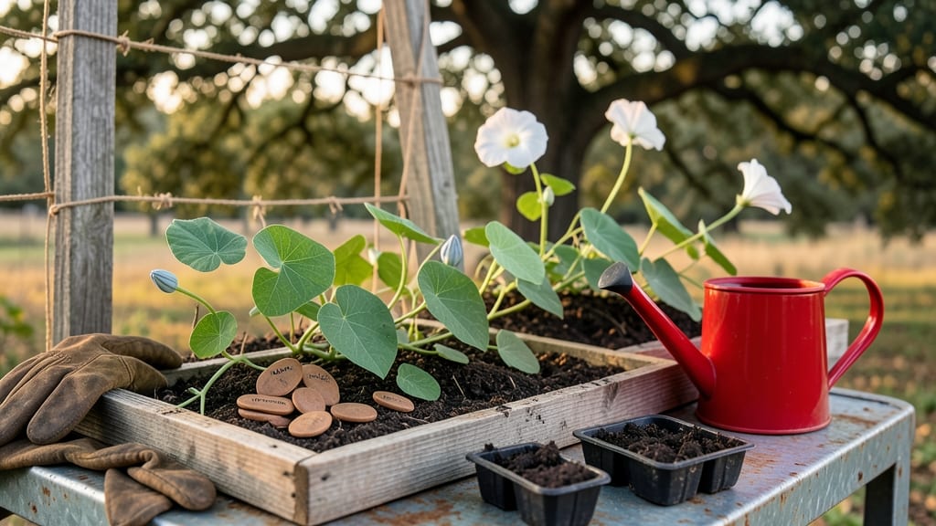 Moonflower Seeds Grow A Garden: Stress-Free Germination in Sunny Spots