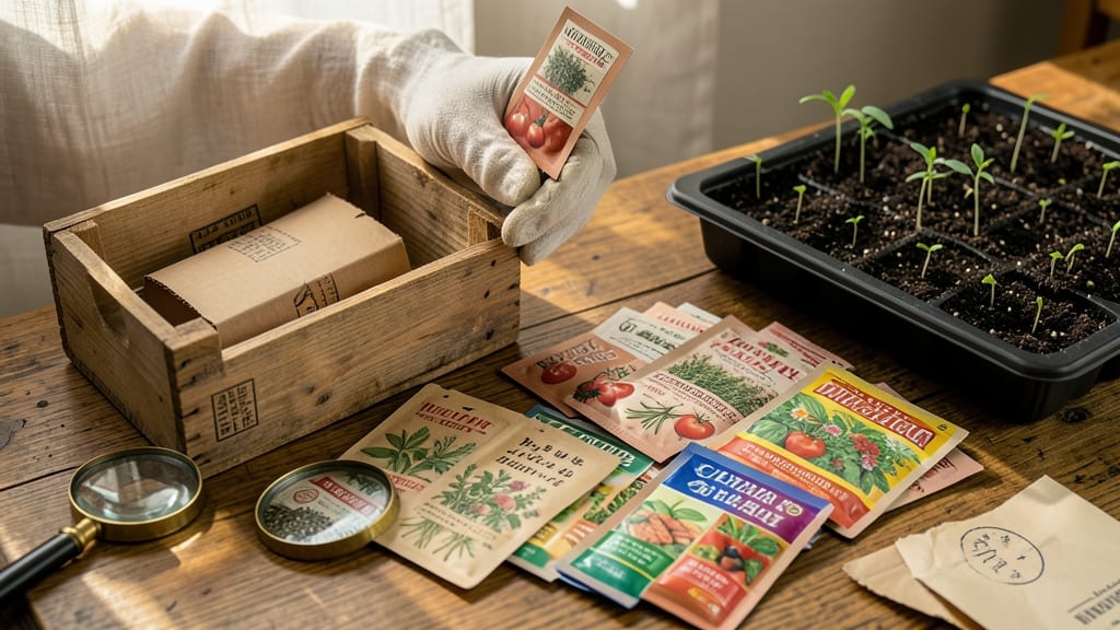 Unsolicited Seed Packages: Twist-Free Viability Check for Next Year’s Blooms