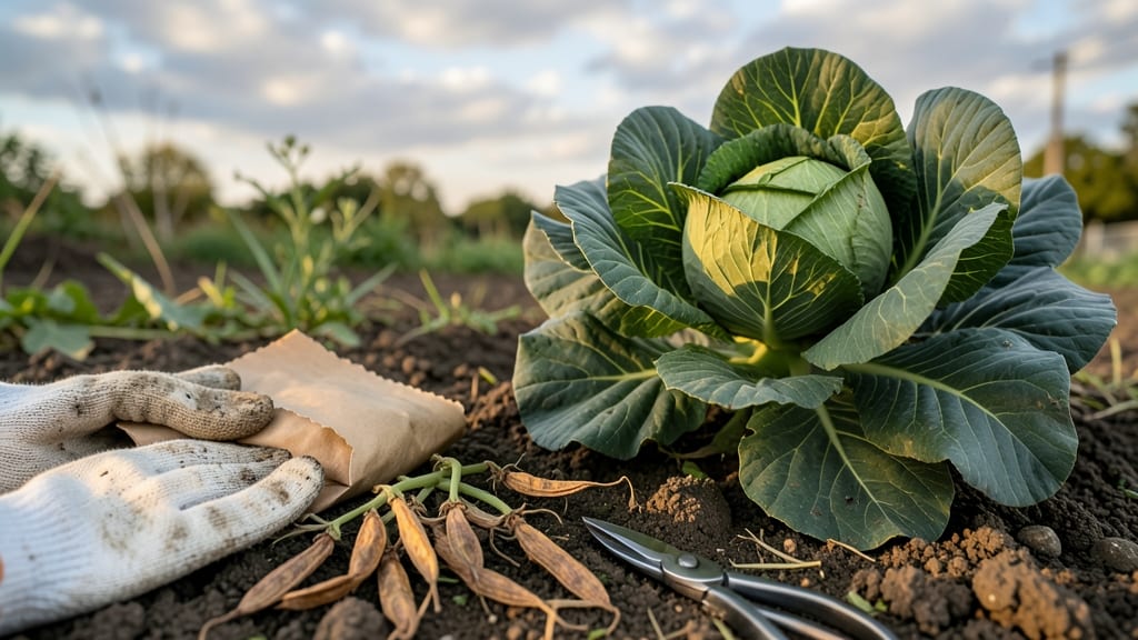 Cabbage Seed Pods: Twist-Free Extraction for Zero-Waste Saving