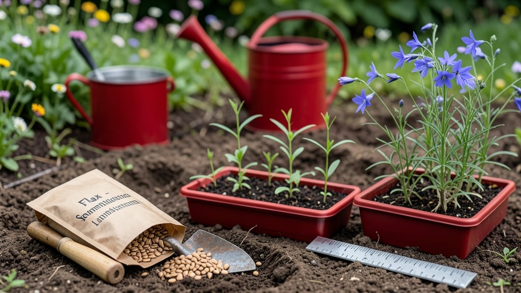How to Grow Flax Seed Plants: Cold-Stressed Blooms in 60 Days