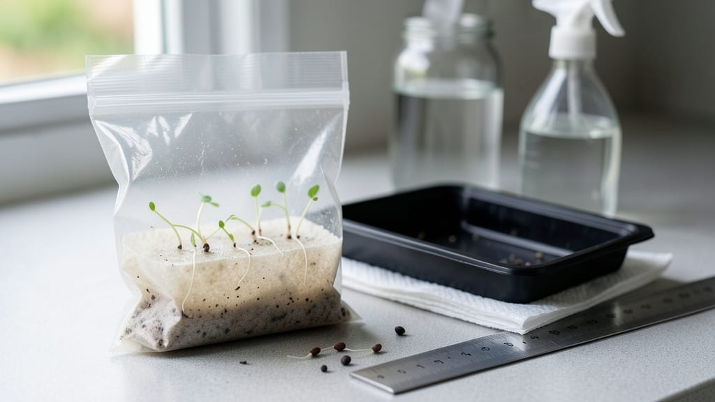 Seed Germination in Plastic Bags: Humidity-Controlled Sprouting Without the Mess