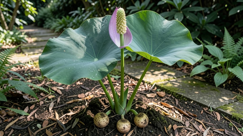 Taro Flower Seed Grow a Garden: Stress-Free Germination in Loose Soil