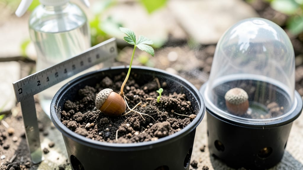 Oak Tree Seed Germination: Twist-Free Pods for Effortless Seed Saving
