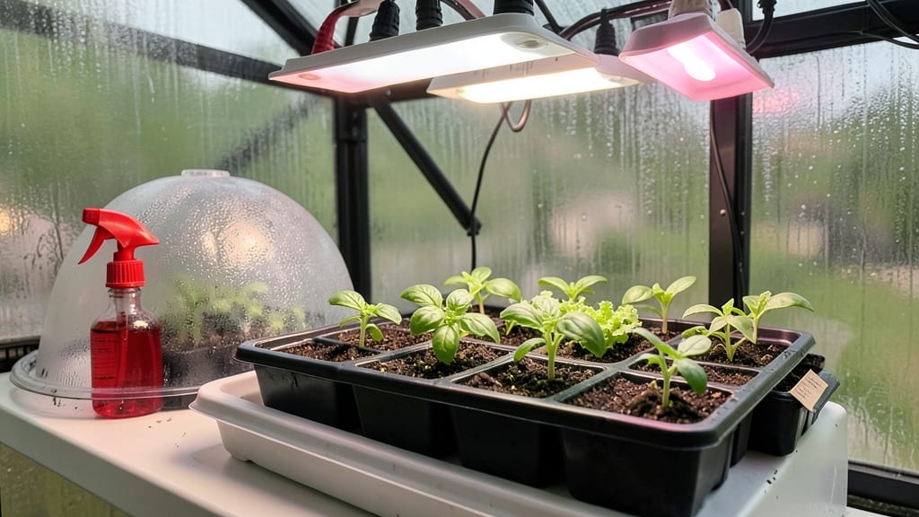 Seed Trays For Greenhouse: Lightweight Loam Mix for Fast Germination Roots