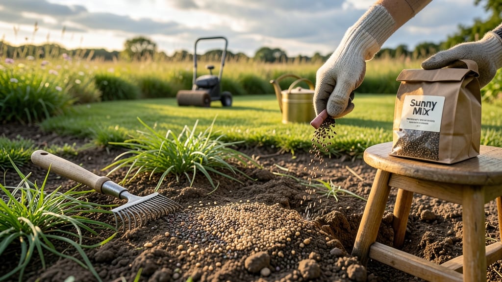 Grass Seed Sunny Mix: Fast-Germinating Blend for Lush Lawns